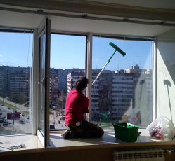 Мытье окон в однокомнатной квартире Салехард